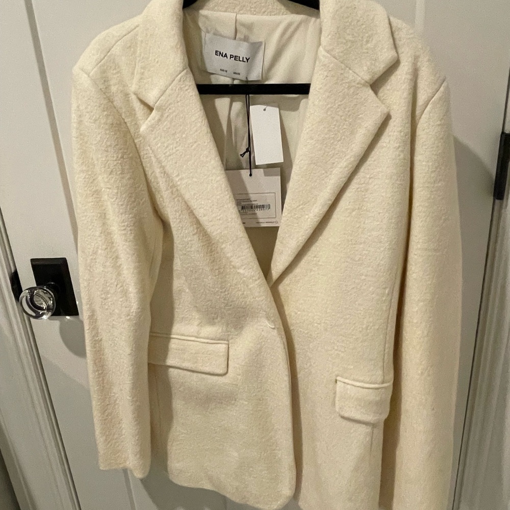 NWT Ena Pelly Women's Ivory Blazer